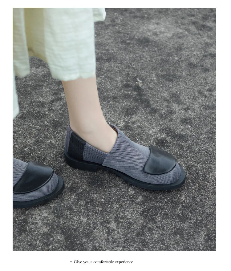 Women's Loafers 2026 New Style Genuine Leather Single Shoes for Women, Low Heel, Breathable, Luxurious Sneakers Women Shoes