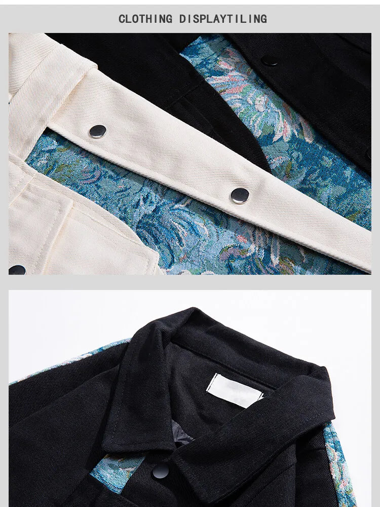 2025 Mens Streetwear Jacket Men Woman Embroidered Jacket Male Outwear Loose Coat Original High Quality Fashion Bomber Jackets