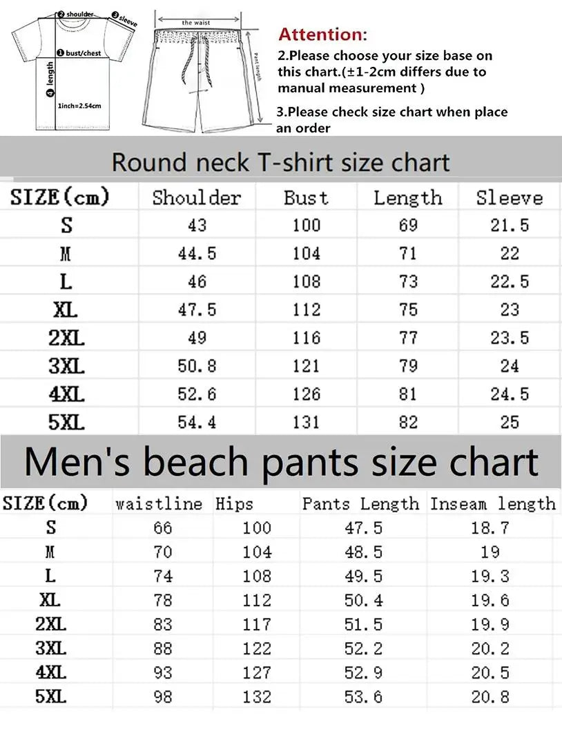 Men's Shirt Set Funny 3D Flower Pattern Print Shirt +Shorts 2 Piece Hawaiian Beach Vacation Streetwear Summer Casual Outfit Suit