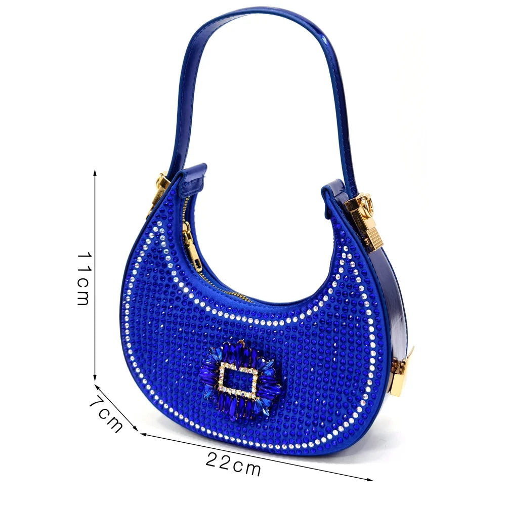 2026 Elegant Nigerian Women's Party Shoes with Medium Heel & Matching Handbag – Pointed Toe Fashion Footwear for Special