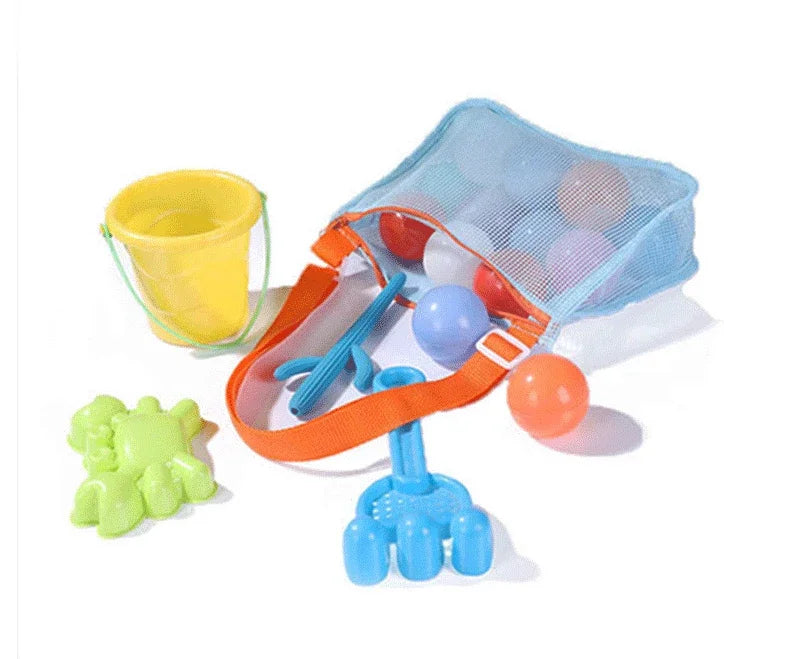 Children's Toy Storage Bag Travel Travel Beach Bag Hollow Can See Through The Beach Net Bag Shoulder Bag