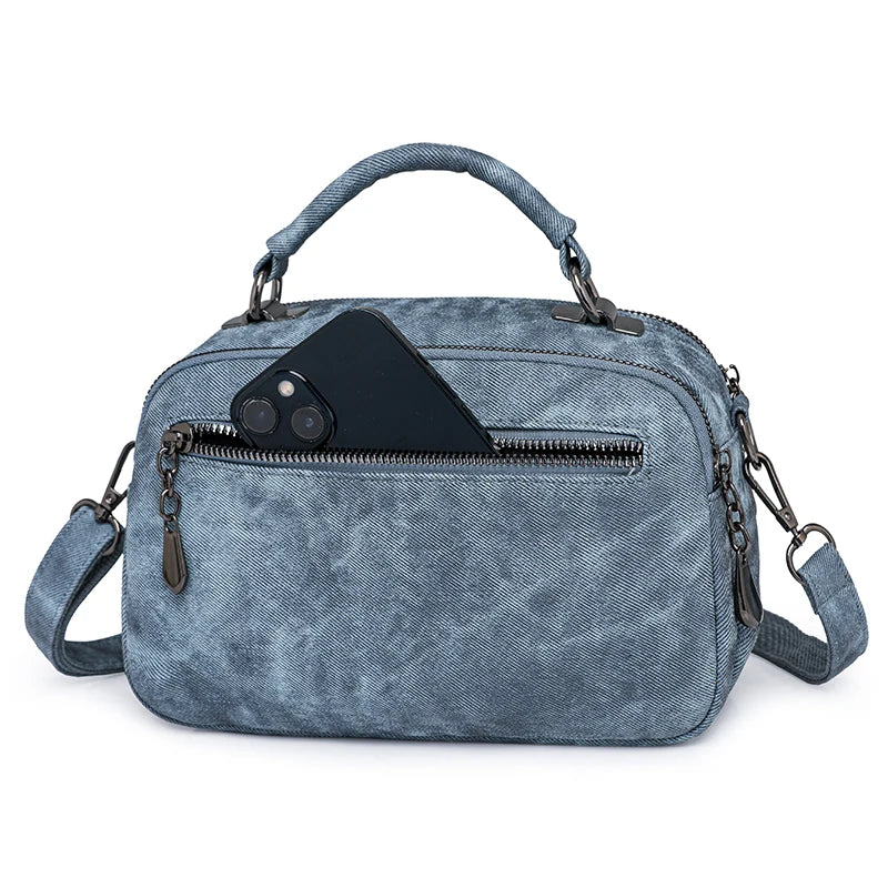 New Women Bags Trend nylon Messenger Handbag Multiple pockets Crossbody Bags Ladies High Quality Shoulder Bag Purses for Womens
