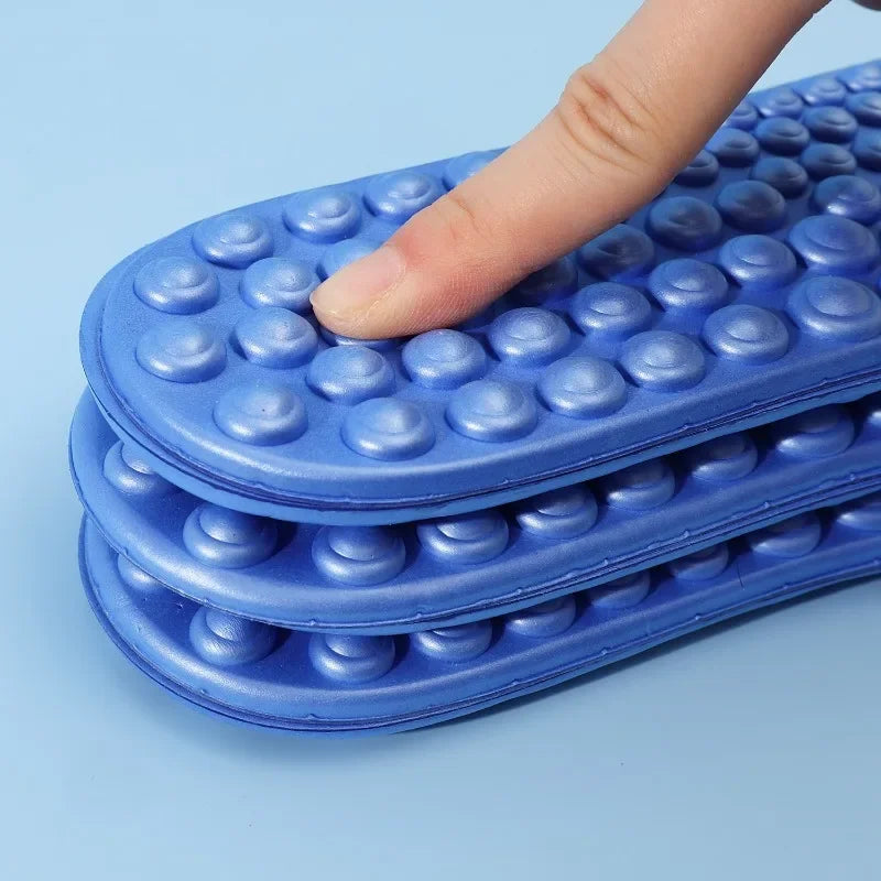 5D Massage Insole Full Palm Acupoint Massage Men's and Women's Foot Health Relieve Foot Fatigue Soft Sports Casual Shoes Sole