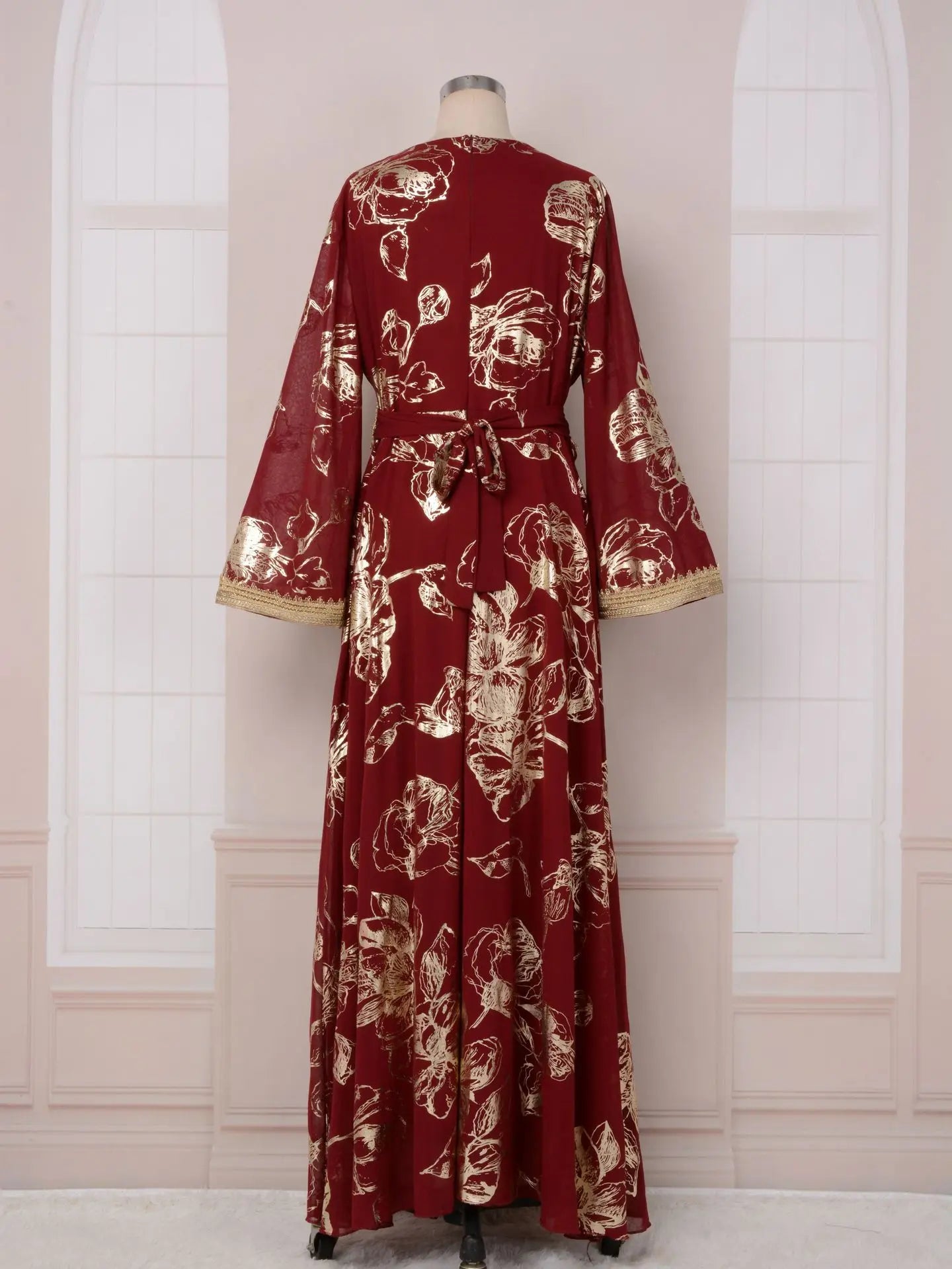 Summer Elegant Print Dress for Women Muslim Abaya Long Dress Dubai Party Evening Dress Islamic Turkey Kaftan Femme Vestidos Robe