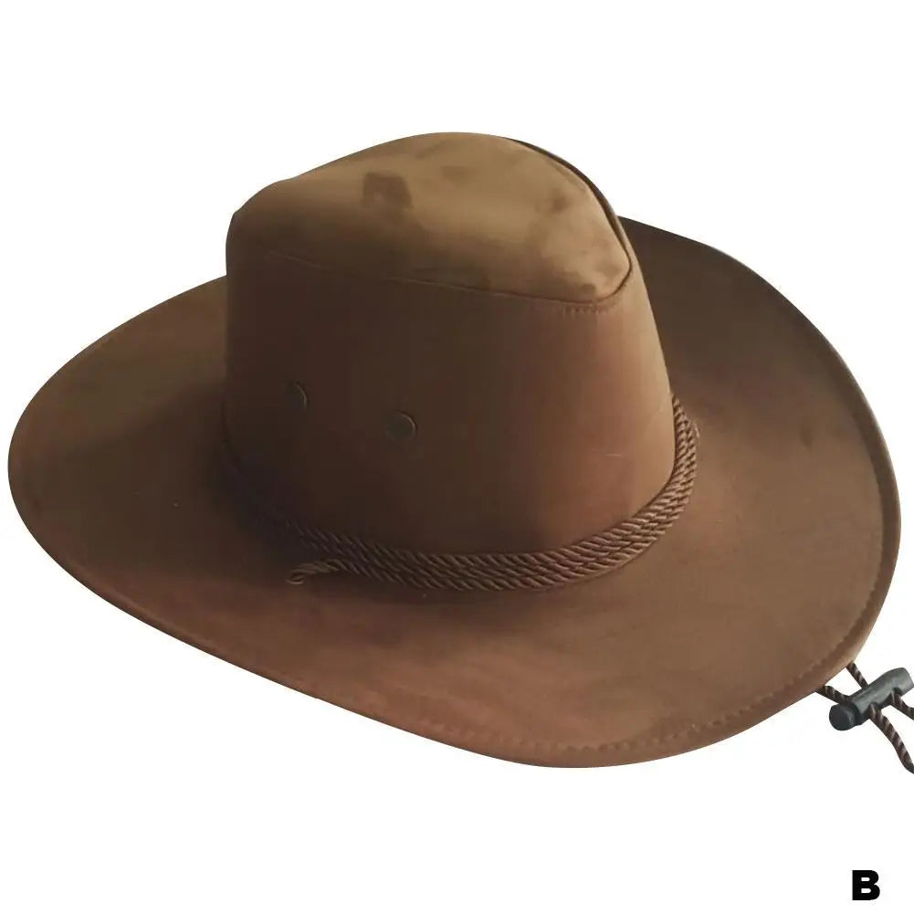 Color Men Western Cowboy Hat Big-edge Gentleman Cowgirl Jazz Gifts West Cowboy Hat For Men Color Mongolian Caps Costumes