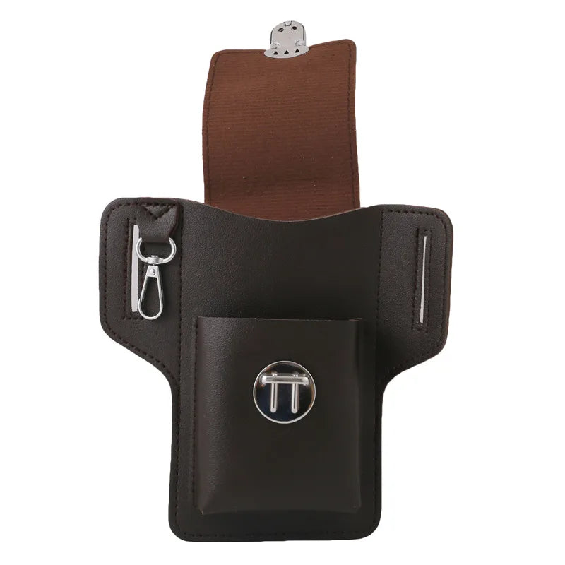 Phone Belt Bag For Men Bags Cell Phone Loop Holster Phone Pouch Wallet High Quality Multifunctional PU Leather Phone Case