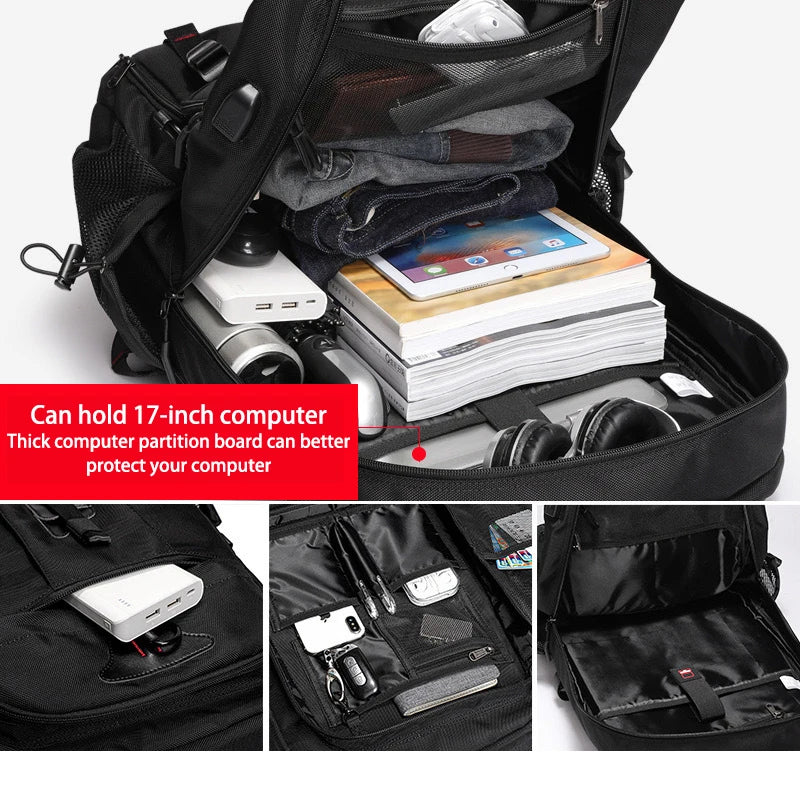 Men's Backpacks Travel Casual Sports Outdoor Duffel Bags Mountaineering Bags Waterproof School Bags