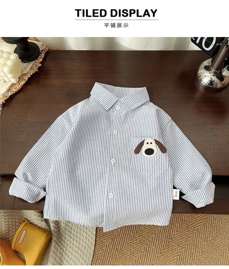 IENENS Kids Shirt Tops Clothes Child Spring Thin Shirts Toddler Infant Boy Long Sleeve Tees  1 2 3 4 Years Baby Shirt