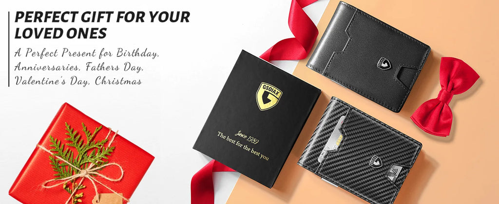 Men'S Multi-Slot Rfid Anti-Magnetic And Anti-Theft Multi-Functional Wallet With US Dollar Card Holder GSOIAX Men's wallet