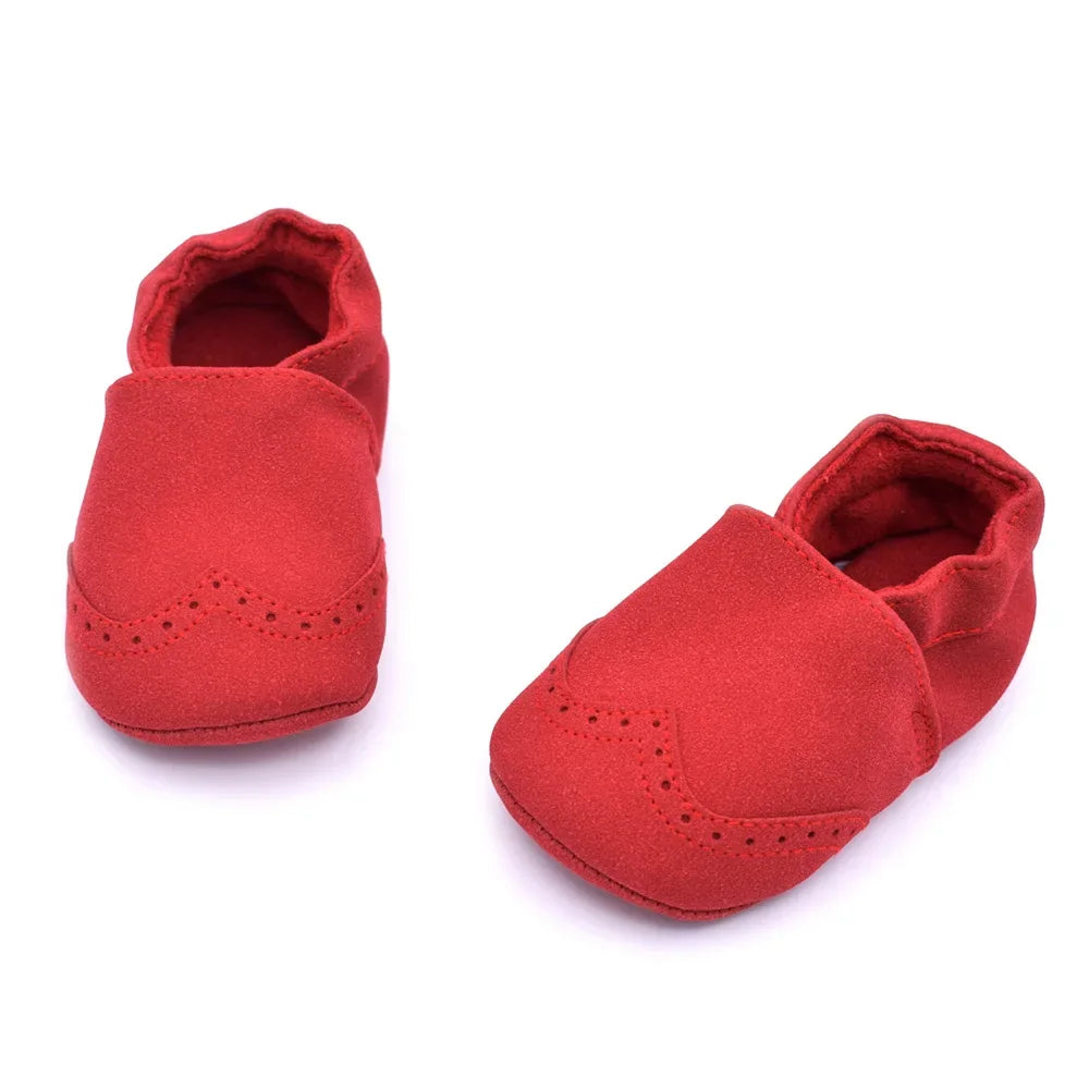 Baby Boy Girl Shoes Soft Leather Infant Toddler Baby First Walker Casual Anti-slip Toddler Baby Kids Crib Shoes -18 Months