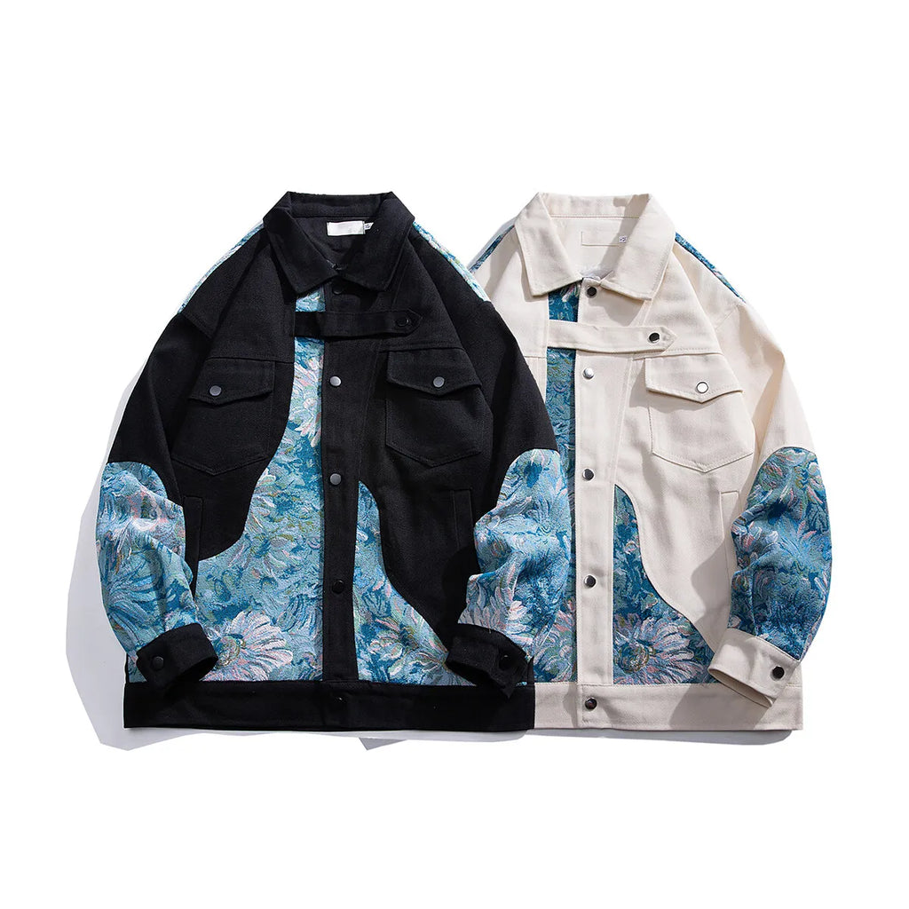 2025 Mens Streetwear Jacket Men Woman Embroidered Jacket Male Outwear Loose Coat Original High Quality Fashion Bomber Jackets