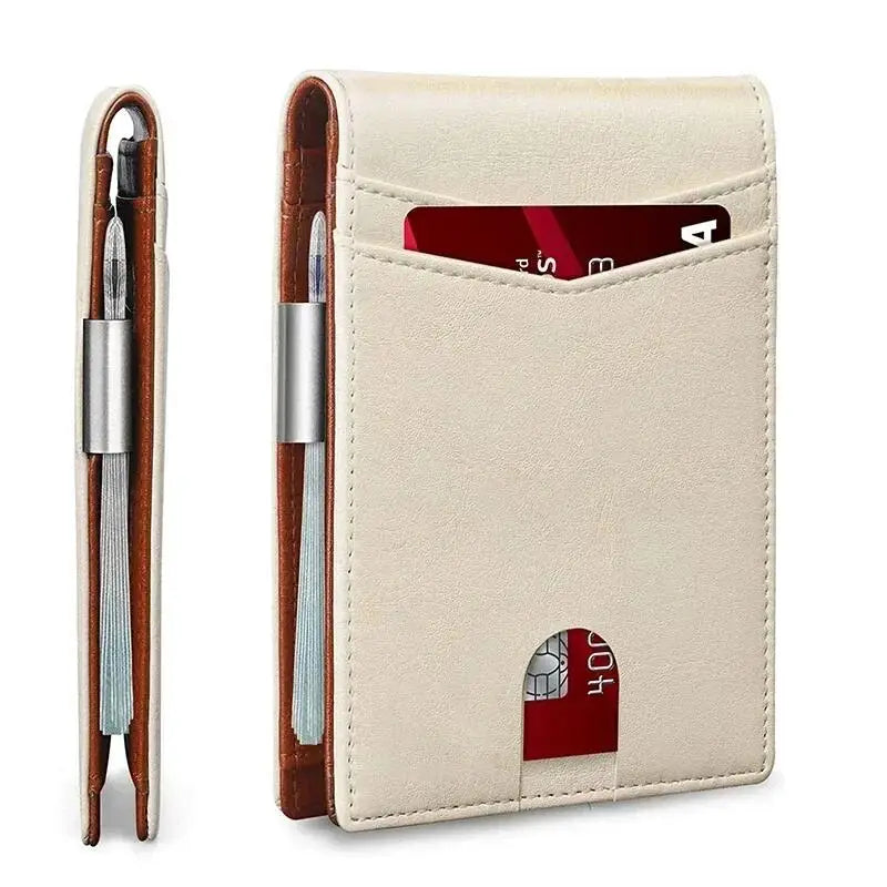Rfid Carbon Fiber Luxury Men Wallets Money Bag Slim Thin Man Card Holder Wallet for Men Small Short Purse Male Vallet Billfold