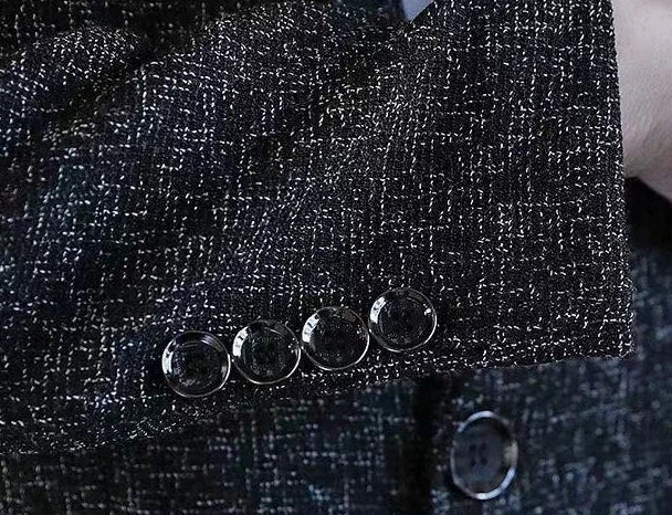 Short Party Men's Suit Jackets Coat Cropped Male Blazer Gray Summer Spring Clothes Luxury Designer Fashion 2025 Casual Vintage