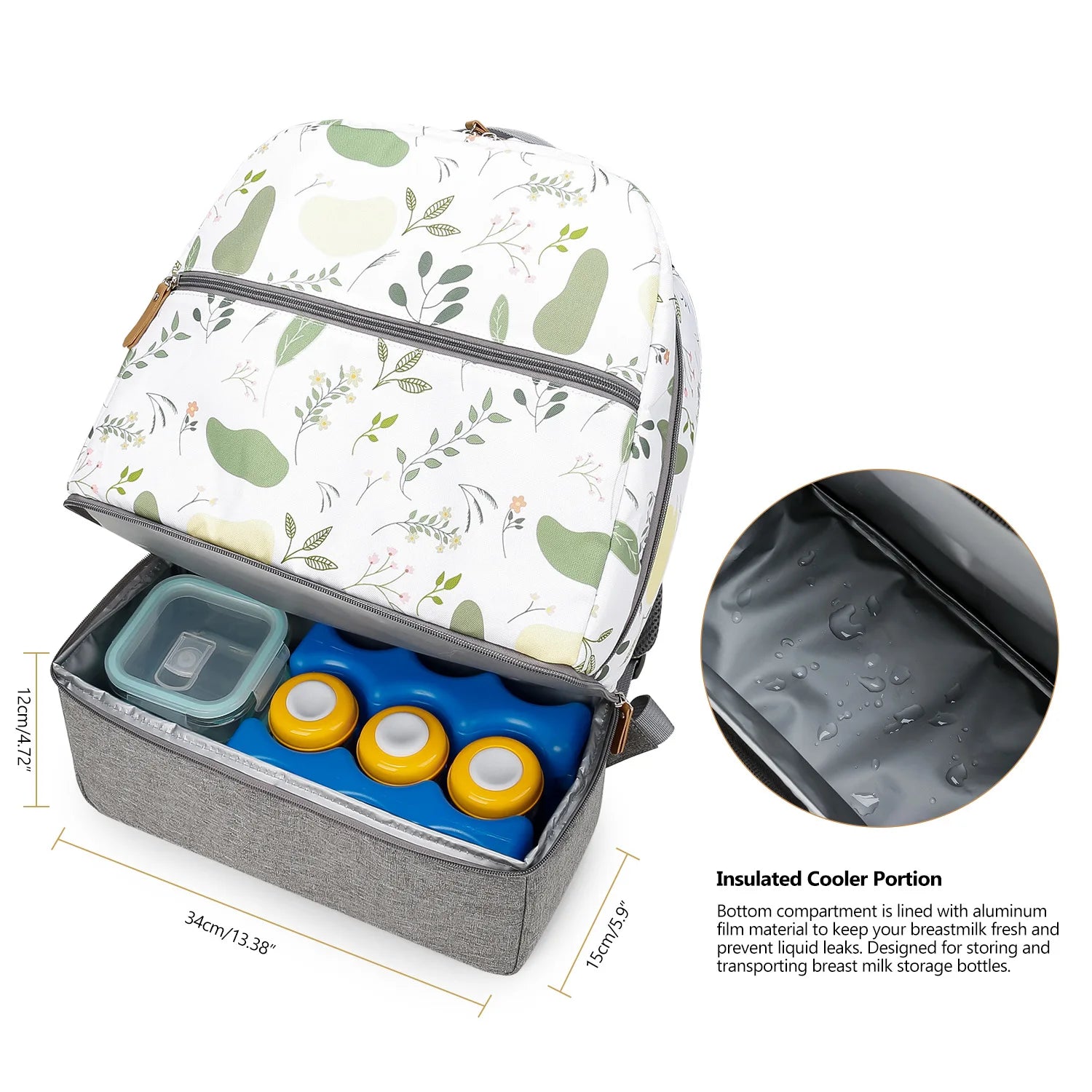 New Baby Diaper Bag Backpack Multifunctional Waterproof Maternity Nappy Bags Mommy Travel Backpack Stroller Bag Baby Nappy Cares