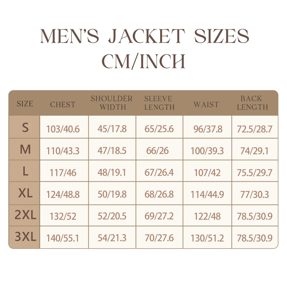 Men's Jacket Streetwear Jackets for Man Single-breasted Suede Fabric Fashion Suit Chest Button Pockets Lapel Casual Suits Blaz