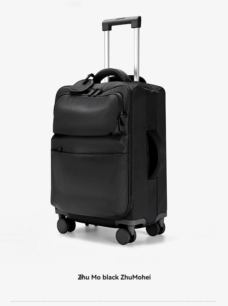 Luggage trolley case, women's 2025 new boarding box, 20 inch ultra light cloth luggage, password travel box, universal wheel