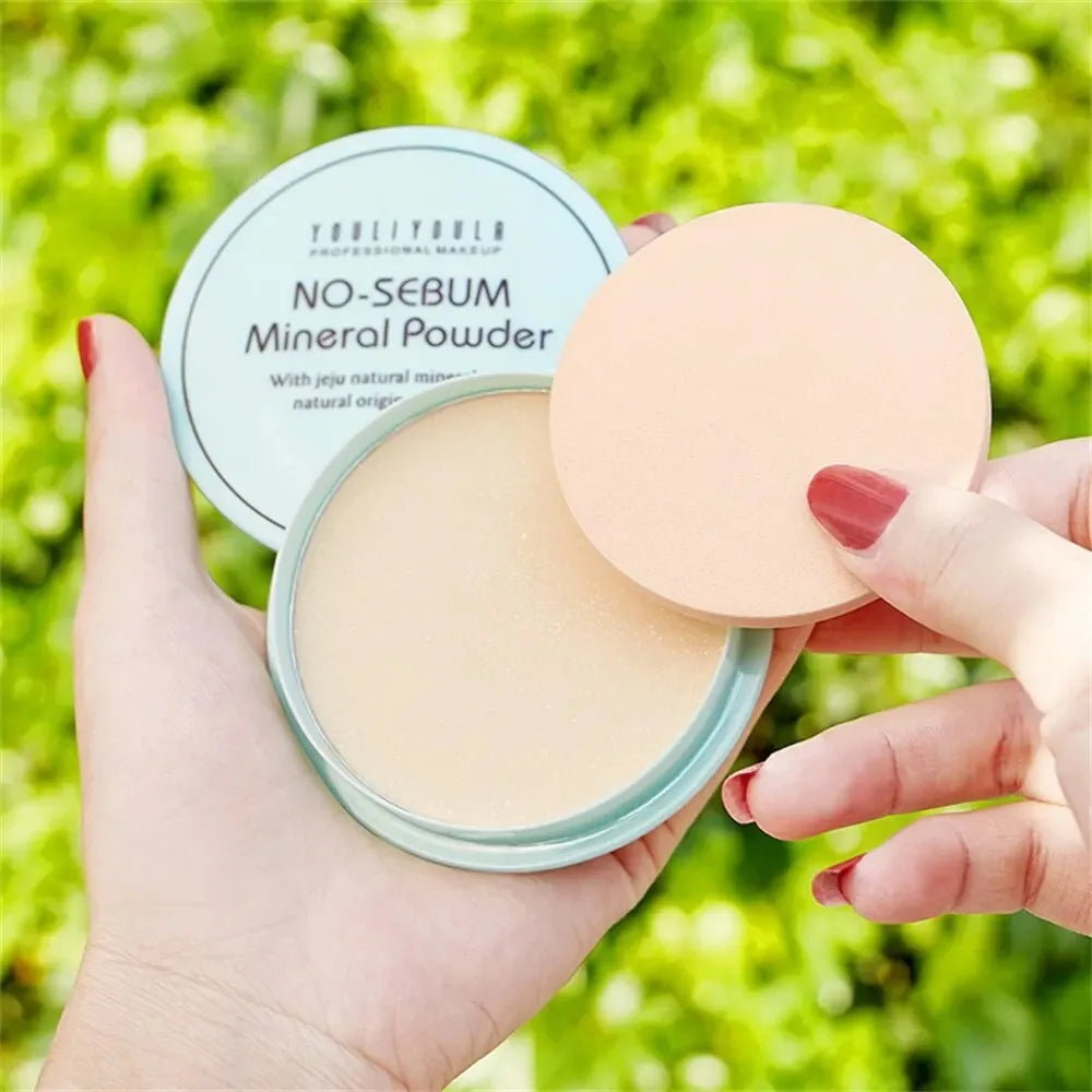 Natural Oil Control Makeup Powder Brightening Mist Facial Modification Powder Waterproof Lightweight Powder Dispersal Make up