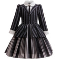 Girls Party Dress  Girl Clothing Elegant Ball Gown Black Stripes Girls Princess Dress Carnival Birthday Party Role Play Dress