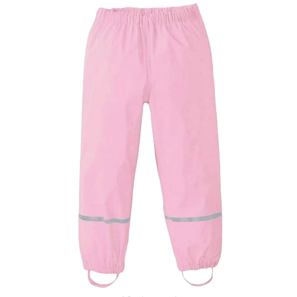 Children's Solid Color Loose Pencil Wind And Waterproof Mud Trousers Breathable Multi-function Casual Trouser For Boys And Girls