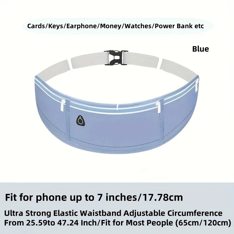 Running Belt Waist Bag Sports Waist Bag Women Men Waterproof Gym Mobile Phone Pouch Cell Phone Waist Bag Accessories For iPhone