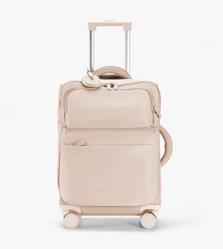 Luggage trolley case, women's 2025 new boarding box, 20 inch ultra light cloth luggage, password travel box, universal wheel
