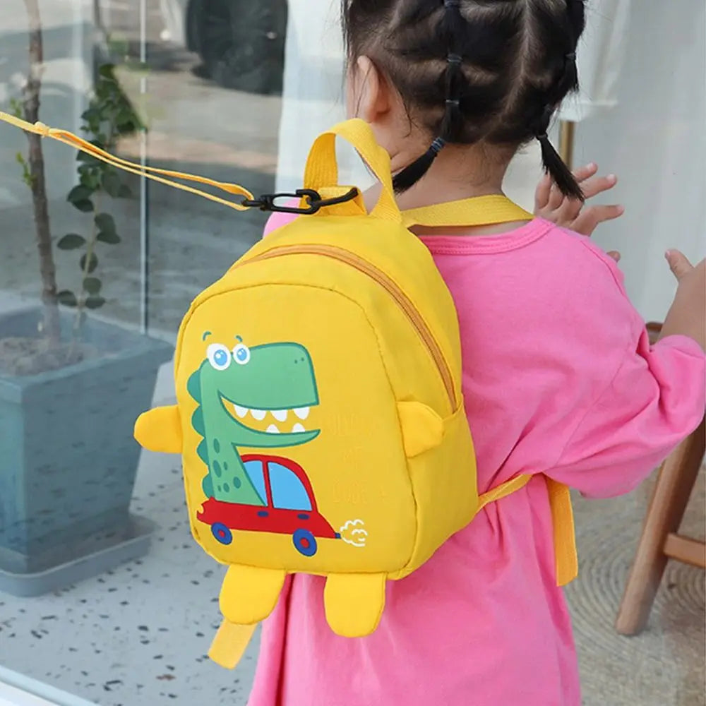 Children Cute Cartoon Dinosaur School Bags Anti-lost Backpacks Toddler Rucksack Kindergarten Schoolbag