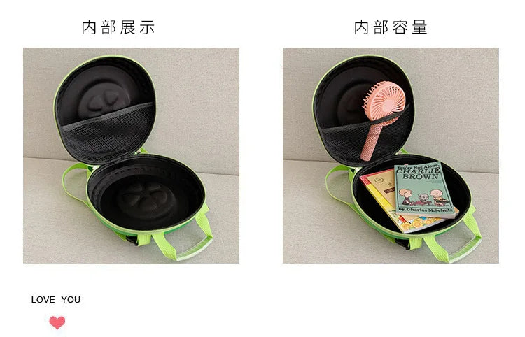 Children's Schoolbag Fashion Tyre Shaped Boys Girls Backpack 3D Cartoon Kindergarten Shoulder Bag Large Capacity Kids Handbag