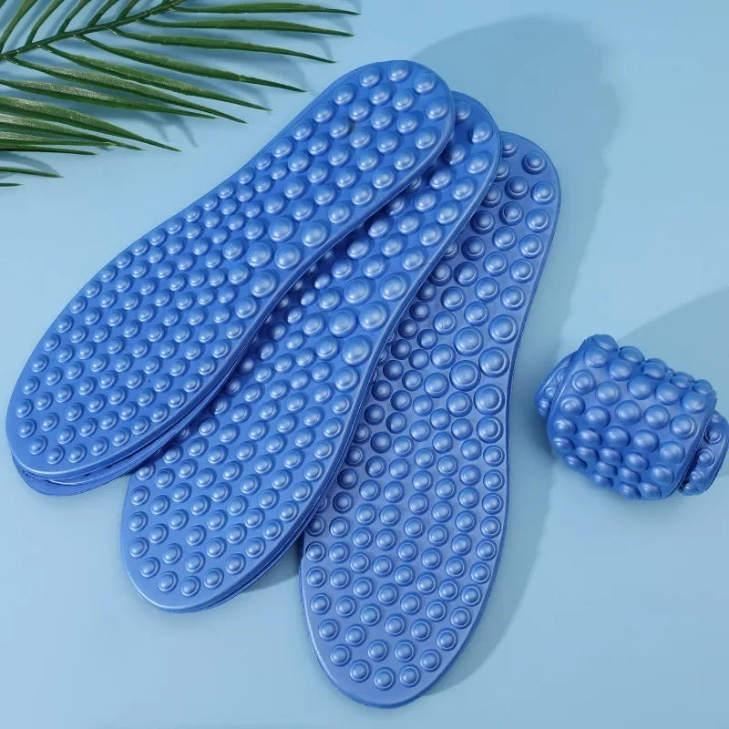 5D Massage Insole Full Palm Acupoint Massage Men's and Women's Foot Health Relieve Foot Fatigue Soft Sports Casual Shoes Sole