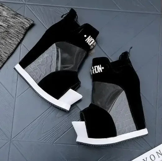 NEW Luxury Women Sandals Summer Platform Wedges Shoes Woman High-Heeled 13cm Fashion Ladies Shoe Comfortable Zapatillas De Mujer