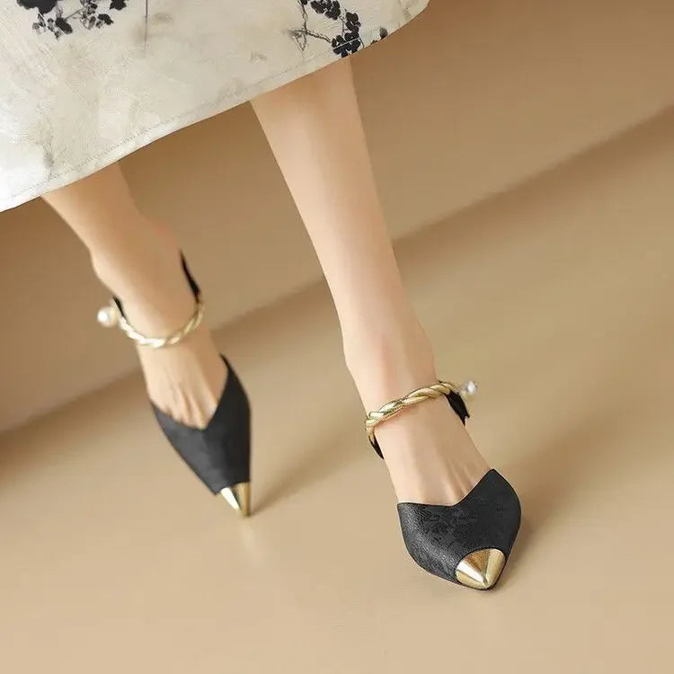 Shoes for Women Mules Sandals Fashion Woman Slippers Cheap Liquidation Easy Wears Slides Original New Collection Style Unique 39