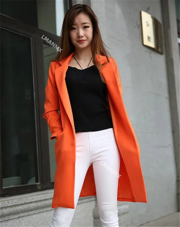 2023 New Spring Autumn Blazers Women Small Suit Long Sleeve Jacket Casual Tops Female Slim Wild Blazers Windbreaker Coat S-3XL