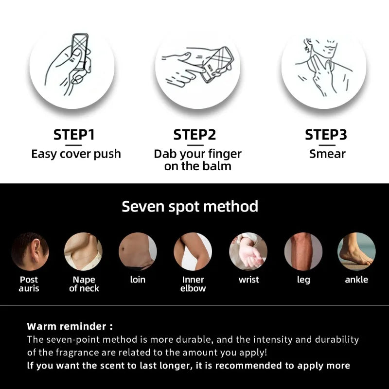 15g Men Solid Perfume Long-Lasting Woody Scented Pocket Fragrance Balm Portable Body Cream Deodorizing Freshness Cream Man Gifts