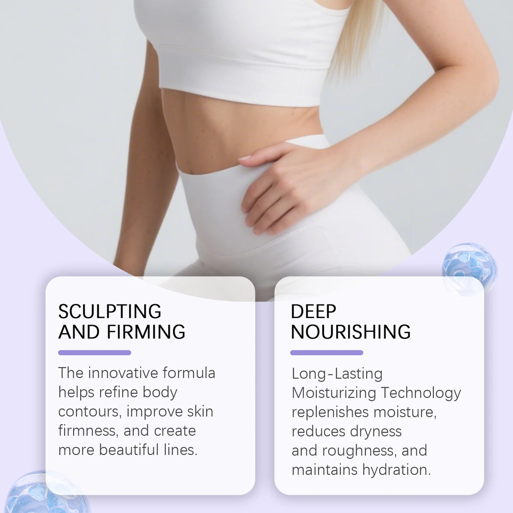 100G Body Toning Cream Gentle Nourishing Enhance Skin Elasticity Firming Lightweight Non-greasy Tightening Body Shaping Lotion