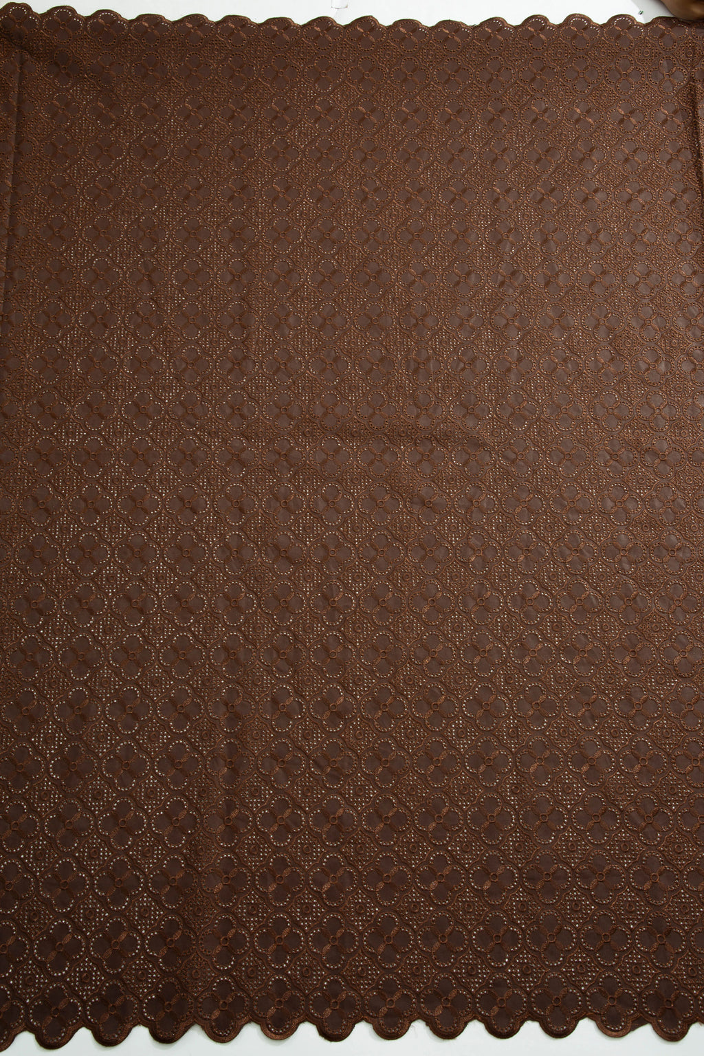 Smooth African Cotton Lace Fabric 5 Yards 2025 Swiss Voile High Quality Nigerian Cotton Lace Fabric For Sew Diy Men Cloth F3808