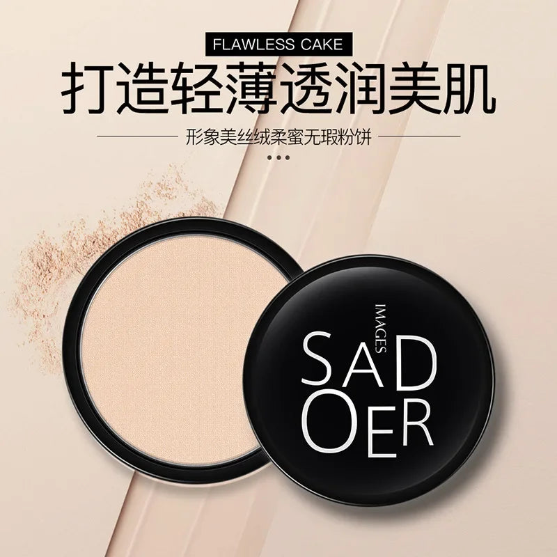 Velvet Face Makeup Powder Waterproof Loose Powder Soft Setting Up Finish Honey Control Make Oil Compact Powder Skin