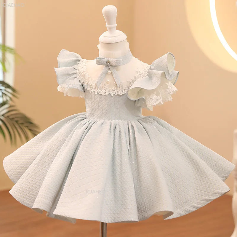 Girls Princess Party Dress Flower Girl Wedding Birthday Evening Reception Formal Wear Clothes Pageant Gown Kids Host Performance