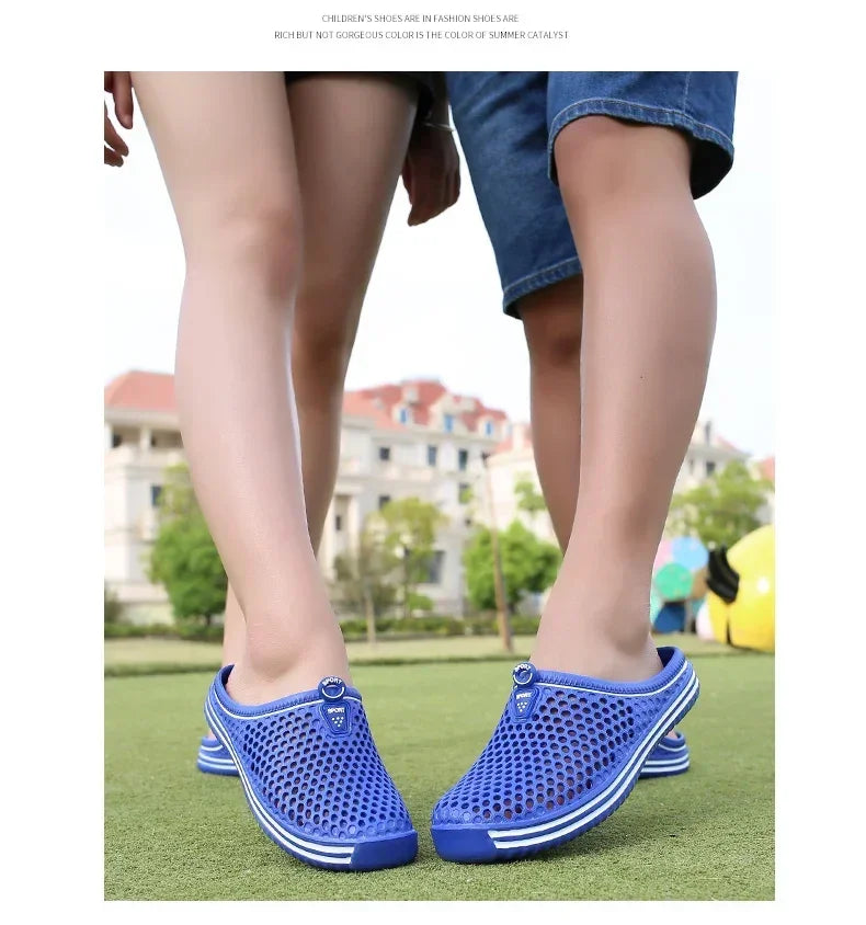 2025 New Men Summer Slippers High Quality Non Slip Beach Shoes For Women Breathable Couples Fashion Comfortable Garden Shoes