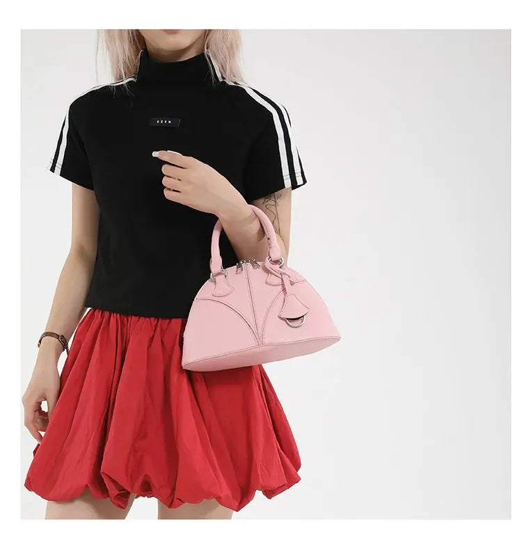 Luxury Unique Diaper Bag Shoulder Purse Ladies Trendy Design Minimalist Textured Original Square Satchel