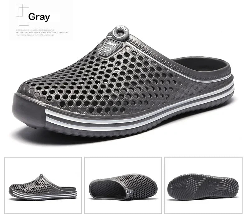 2025 New Men Summer Slippers High Quality Non Slip Beach Shoes For Women Breathable Couples Fashion Comfortable Garden Shoes
