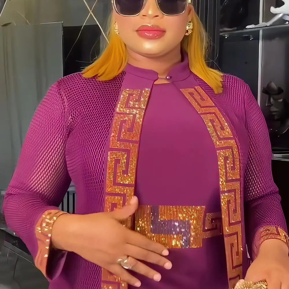 Fresh women african dress Rhine Stone african party dresses woman elegant couples turkey dresses for women luxury elegant