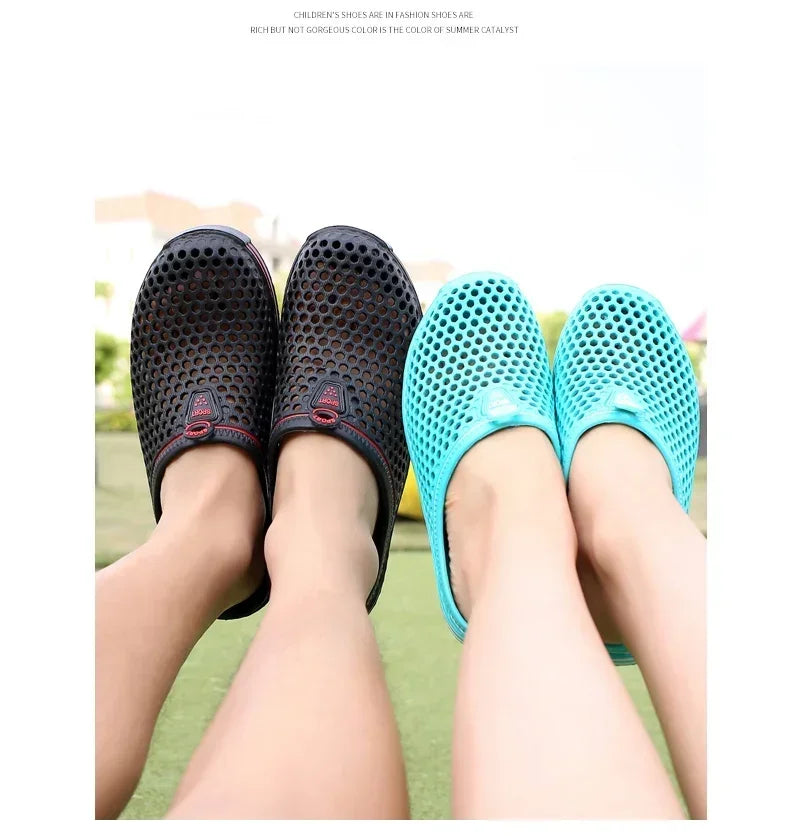 2025 New Men Summer Slippers High Quality Non Slip Beach Shoes For Women Breathable Couples Fashion Comfortable Garden Shoes