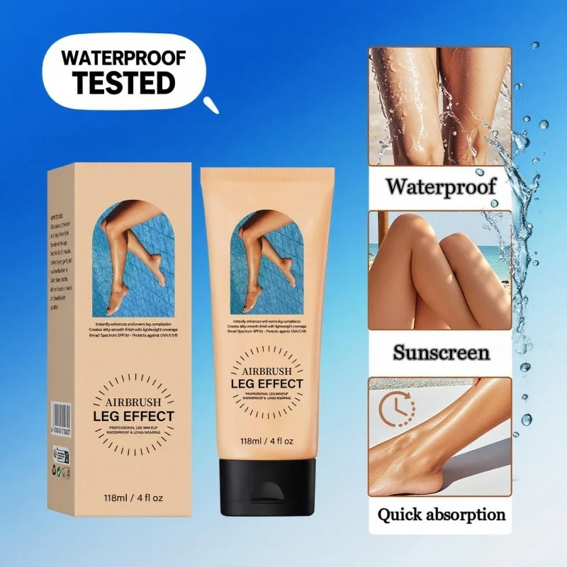 All-in-One Leg Perfector Lotion 118ml - 3 Shades with SPF 30, Waterproof, Long-Wear to Conceal & Smooth Skin Flawlessly.
