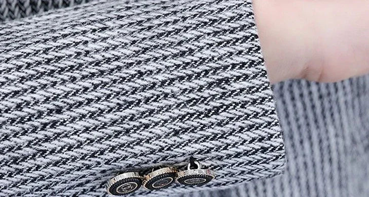 Thin Men's Suit Jackets Single Breasted Male Blazer Coat Brown Slim Fit High Quality Elegant Simple Classic Menswear Clothing