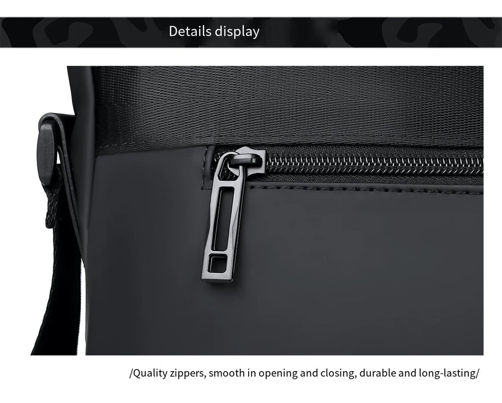 New Briefcase, High-End Business Crossbody Bag, Commuter Travel Backpack, Large-Capacity Shoulder Bag, Fashionable Water-Repellent Handbag, Laptop Bag, Solid Color Casual Bag
