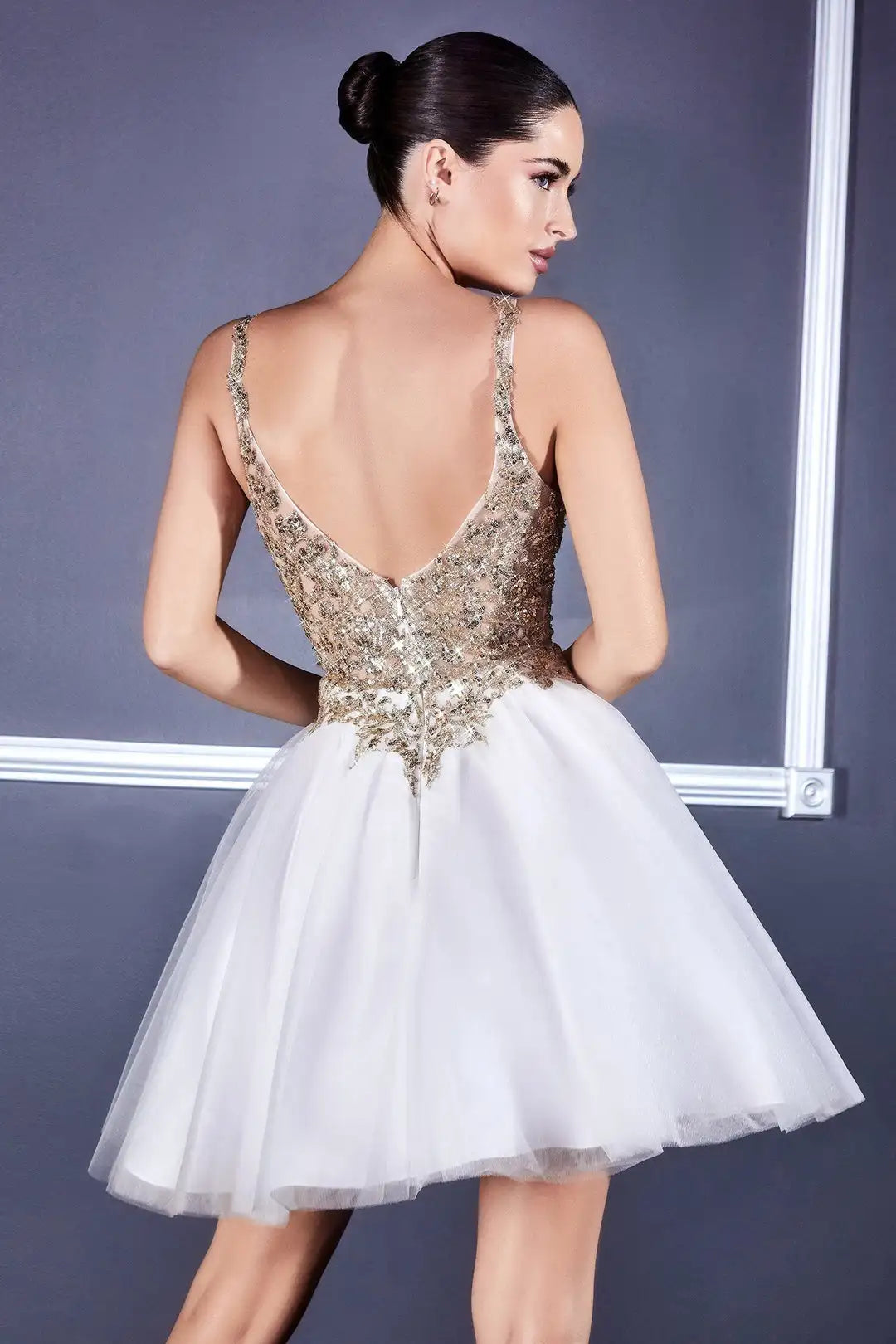 Homecoming Dress For Teens Tulle Short Prom Dresses Glitter Cocktail Gowns Customized Luxury Elegant Women's Evening Party Dress