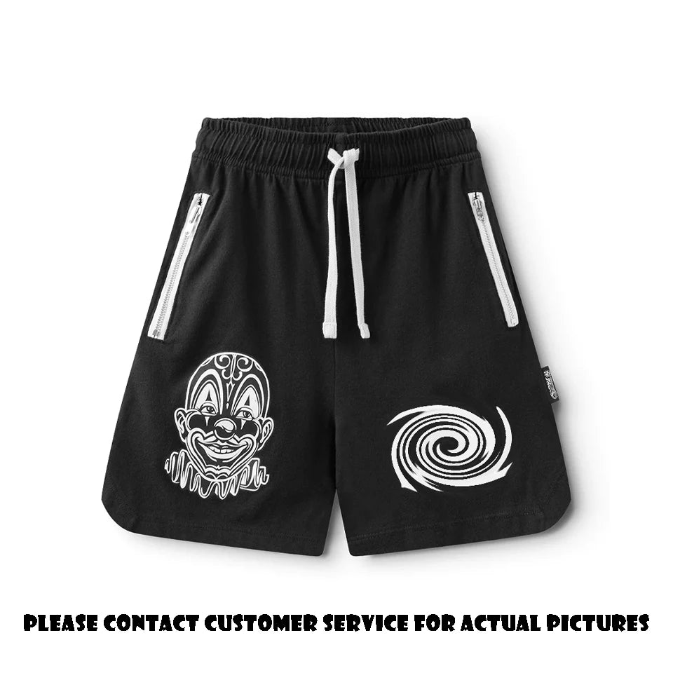 Boys Clothes New Summer Shorts Toddler Girl T-shirts and Shorts Cute Clown Baby Outfit Sets Fashion Children Cotton Kids Outwear