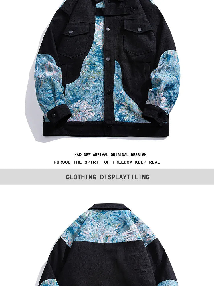 2025 Mens Streetwear Jacket Men Woman Embroidered Jacket Male Outwear Loose Coat Original High Quality Fashion Bomber Jackets