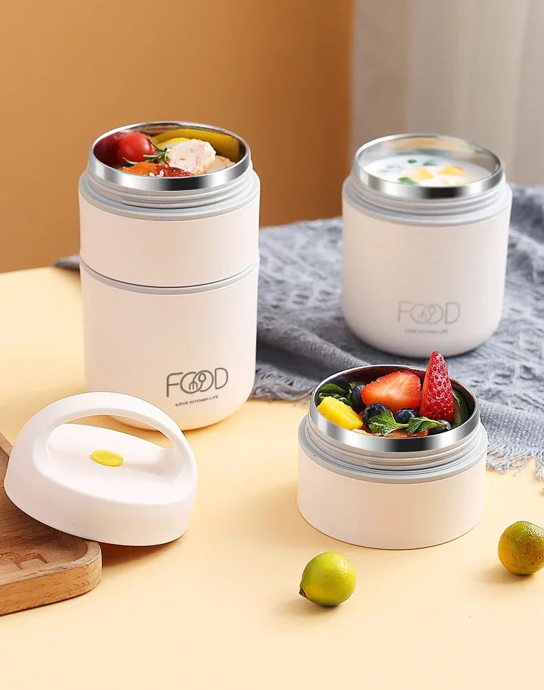 Portable Kids Thermal Lunch Bag 304 Stainless Steel Bento Box Children School Picnic Food Storage Lunch Boxes Container Bags