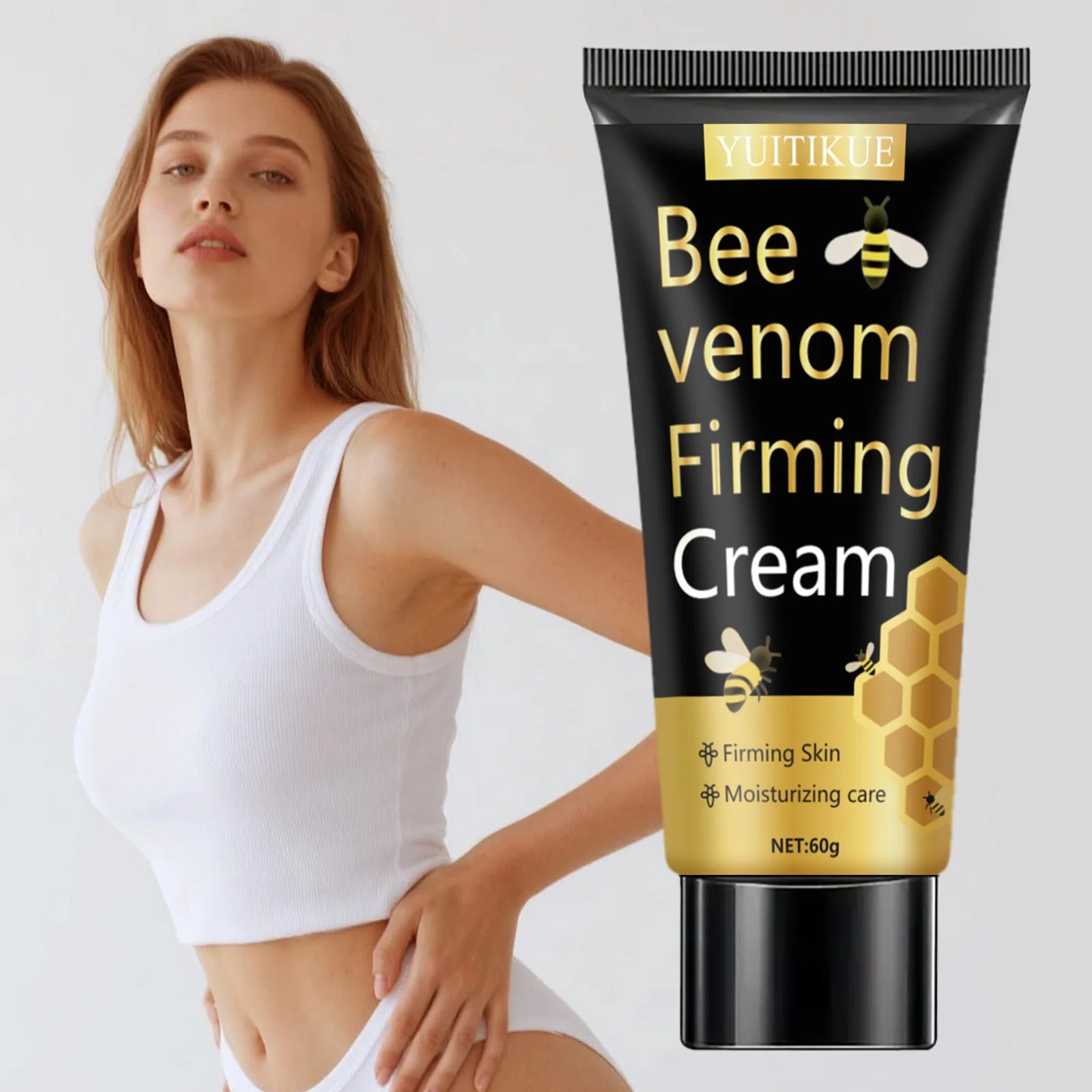 Body Firming Cream - Shaping, Fat Burning, Massage, Firming, Lifting, Fast, Niacinamide, Body Care, 60g