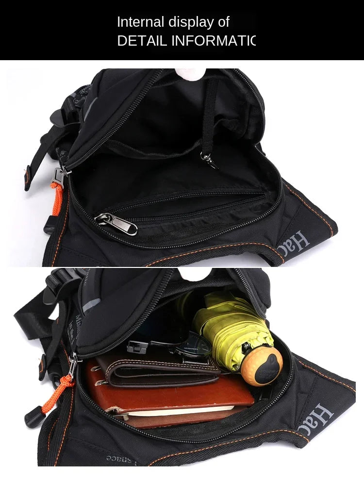 Running Bag Messenger Bag waterproof bags for men Riding Leg Bag Multi-Function Sports Men's Chest Bag Portable waist bag